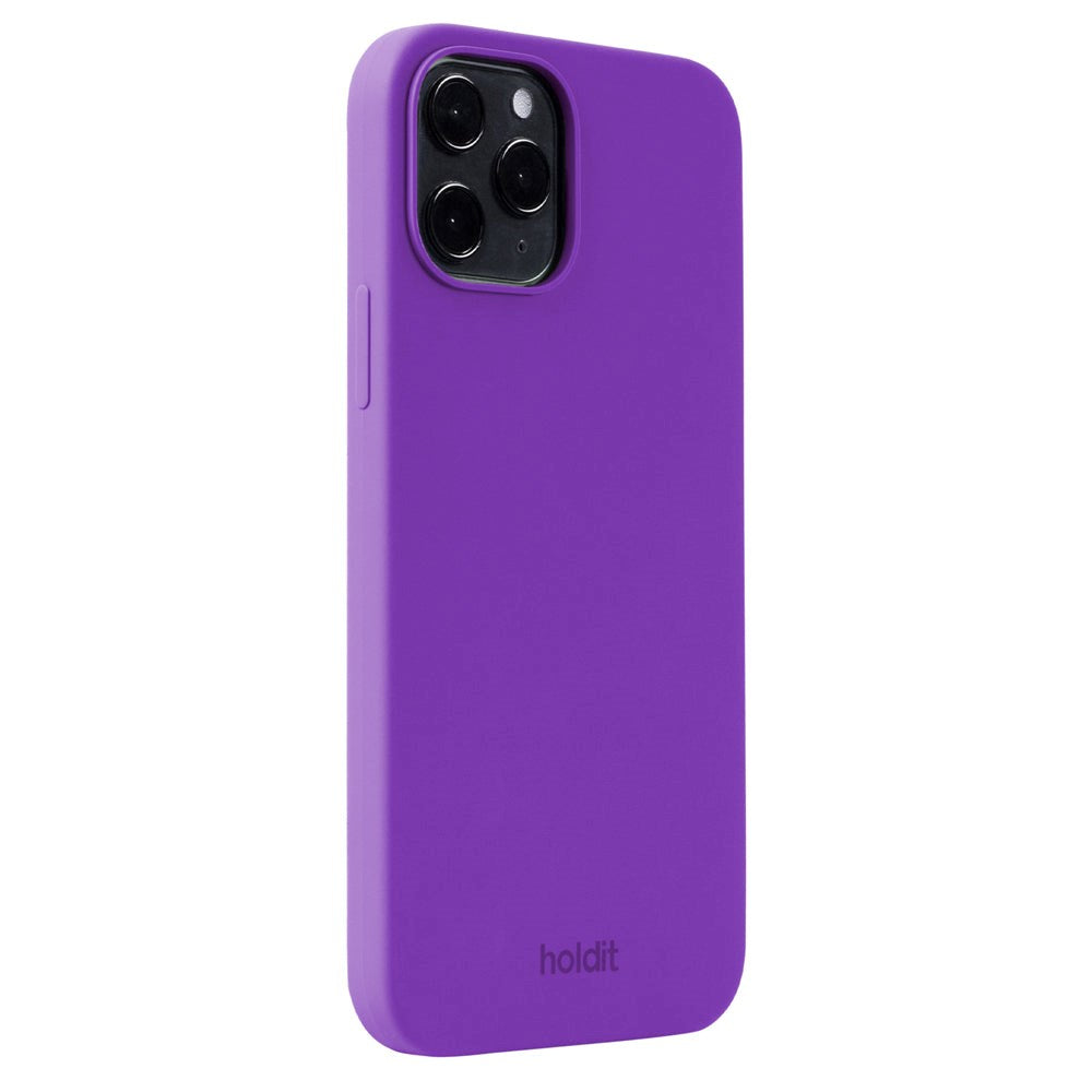 Holdit iPhone 12 / 12 Pro Soft Touch Silikone Case - Bright Purple
