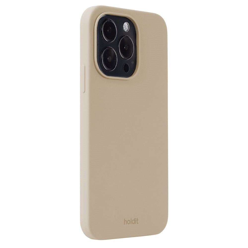 Holdit iPhone 14 Pro Soft Touch Silikone Case - Latte Beige
