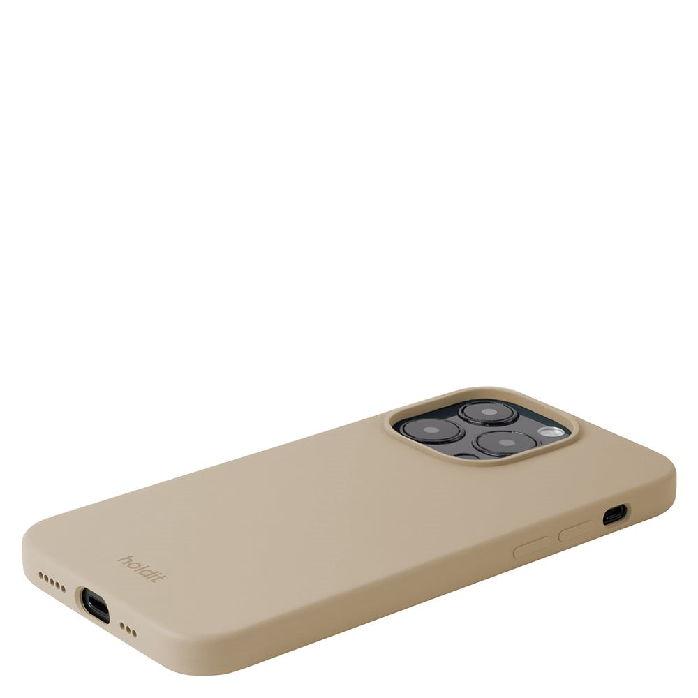 Holdit iPhone 14 Pro Soft Touch Silikone Case - Latte Beige