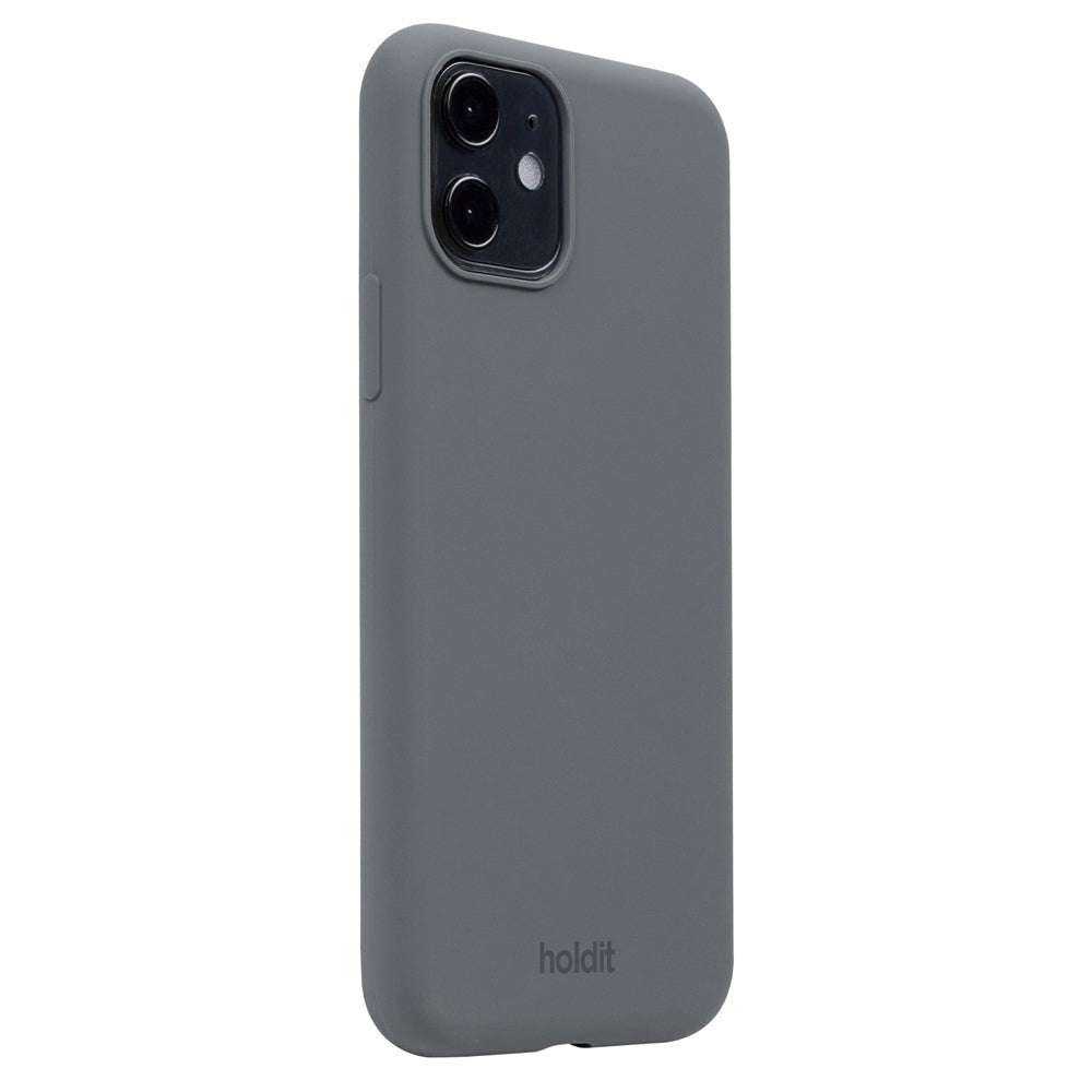 Holdit iPhone 11 Soft Touch Silikone Case - Space Gray