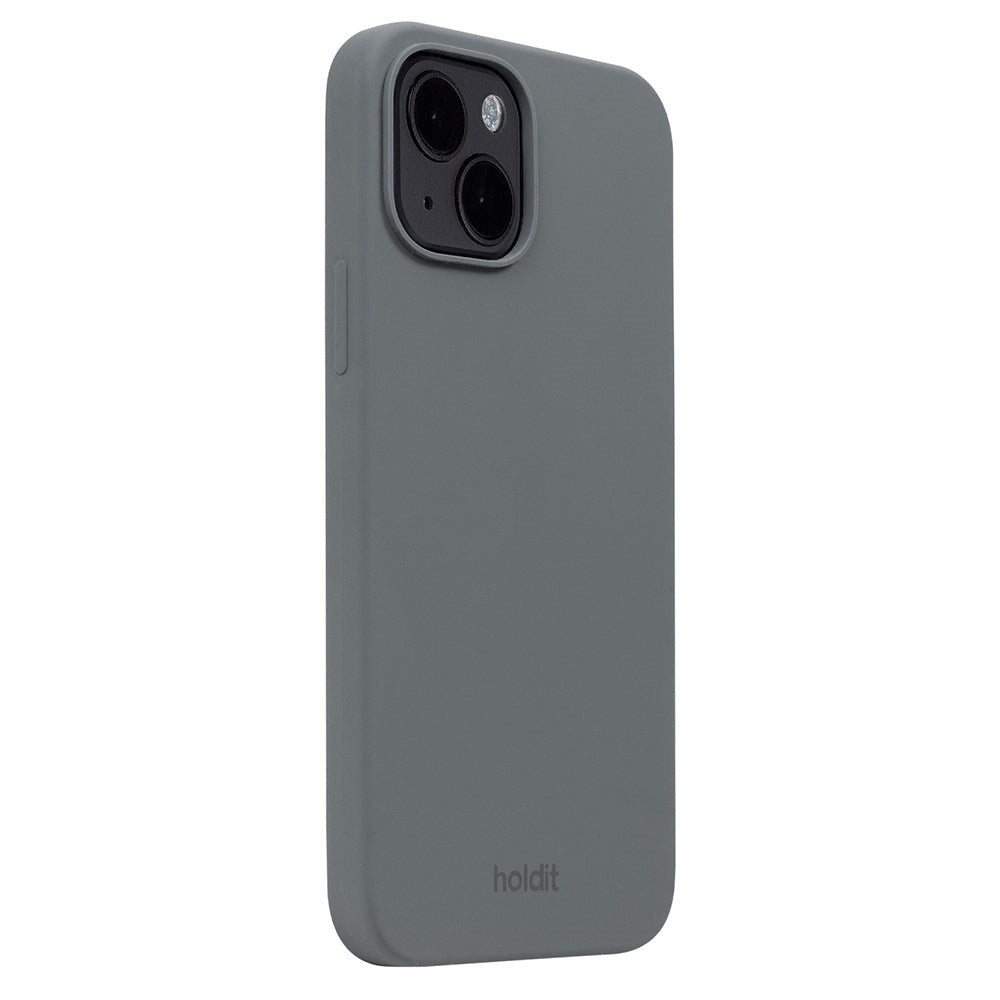 Holdit iPhone 14 / 13 Soft Touch Silikone Case - Space Gray