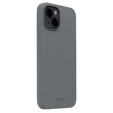 Holdit iPhone 14 / 13 Soft Touch Silikone Case - Space Gray