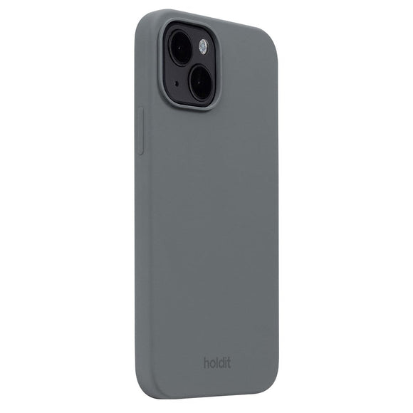 Holdit iPhone 14 / 13 Soft Touch Silikone Case - Space Gray