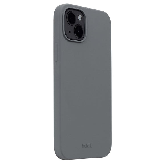 Holdit iPhone 14 Plus Soft Touch Silikone Case - Space Gray