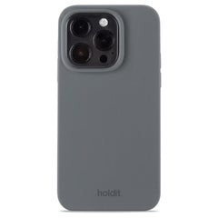 Holdit iPhone 14 Pro Soft Touch Silikone Case - Space Gray