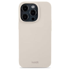 Holdit iPhone 14 Pro Slim Case - Light Beige