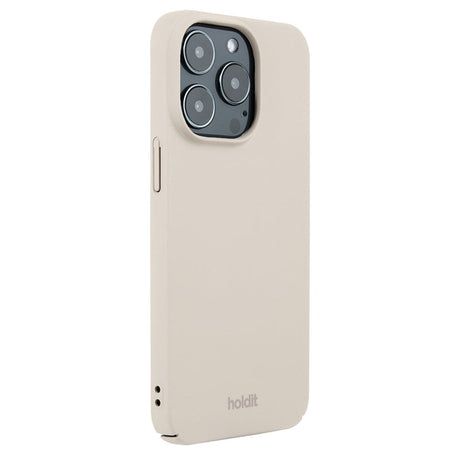 Holdit iPhone 14 Pro Slim Case - Light Beige