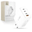 Tech-Protect 200W Vægoplader m. 3x USB-C & 1x USB-A - Hvid