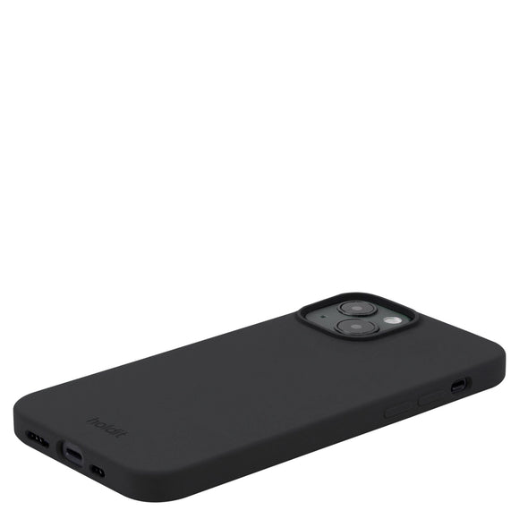 Holdit iPhone 15 Soft Touch Silikone Case - Black