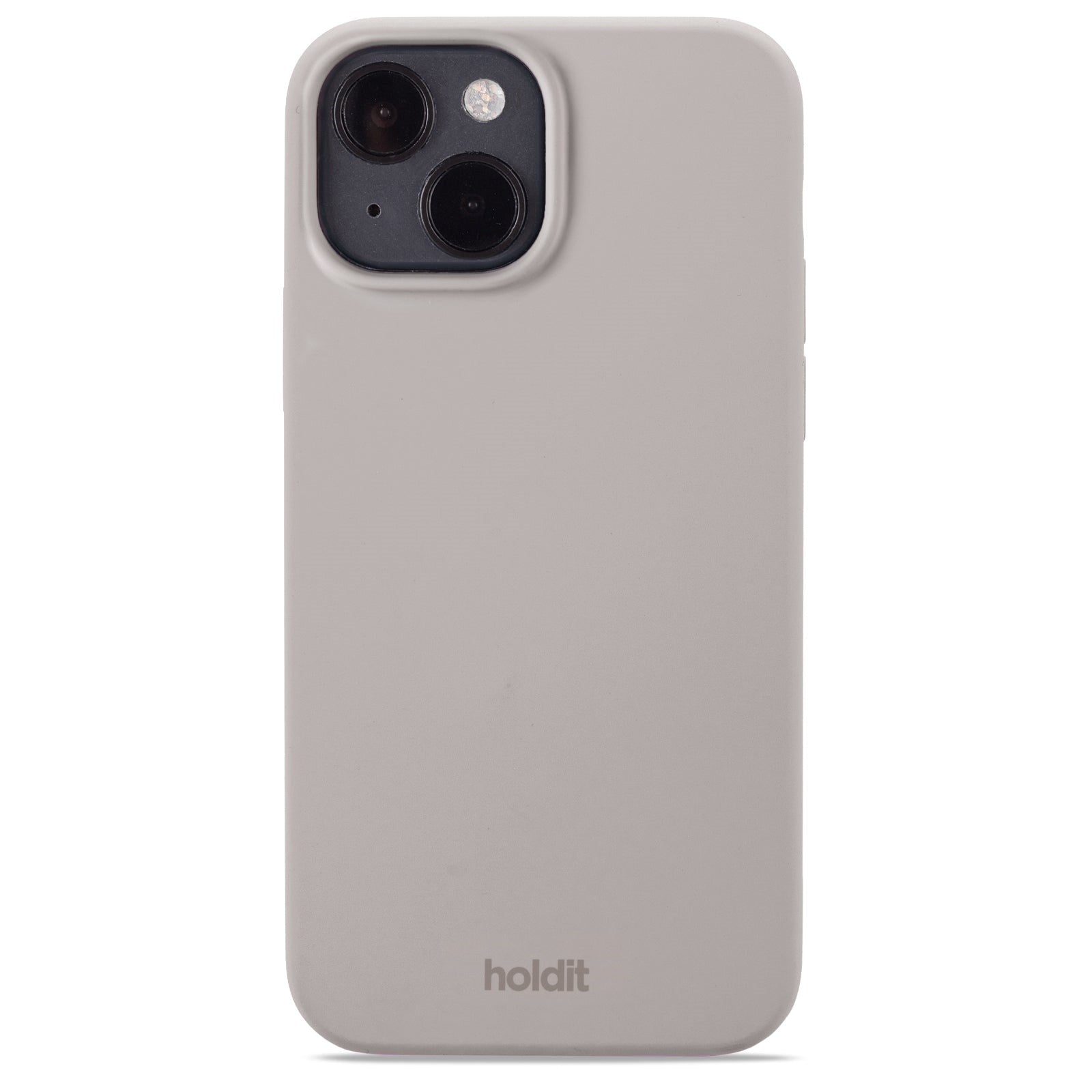 Holdit iPhone 15 Soft Touch Silikone Case - Taupe