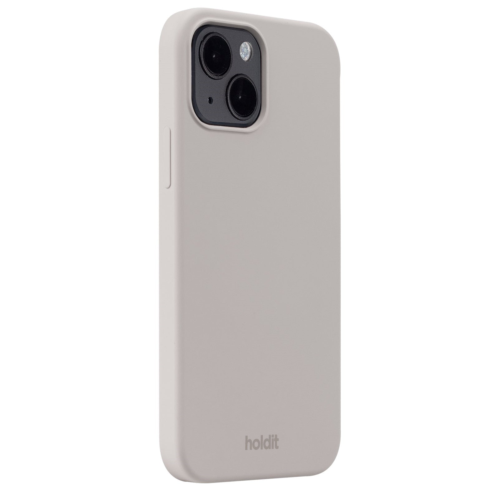 Holdit iPhone 15 Soft Touch Silikone Case - Taupe