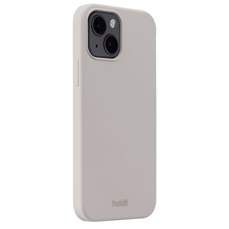 Holdit iPhone 15 Soft Touch Silikone Case - Taupe