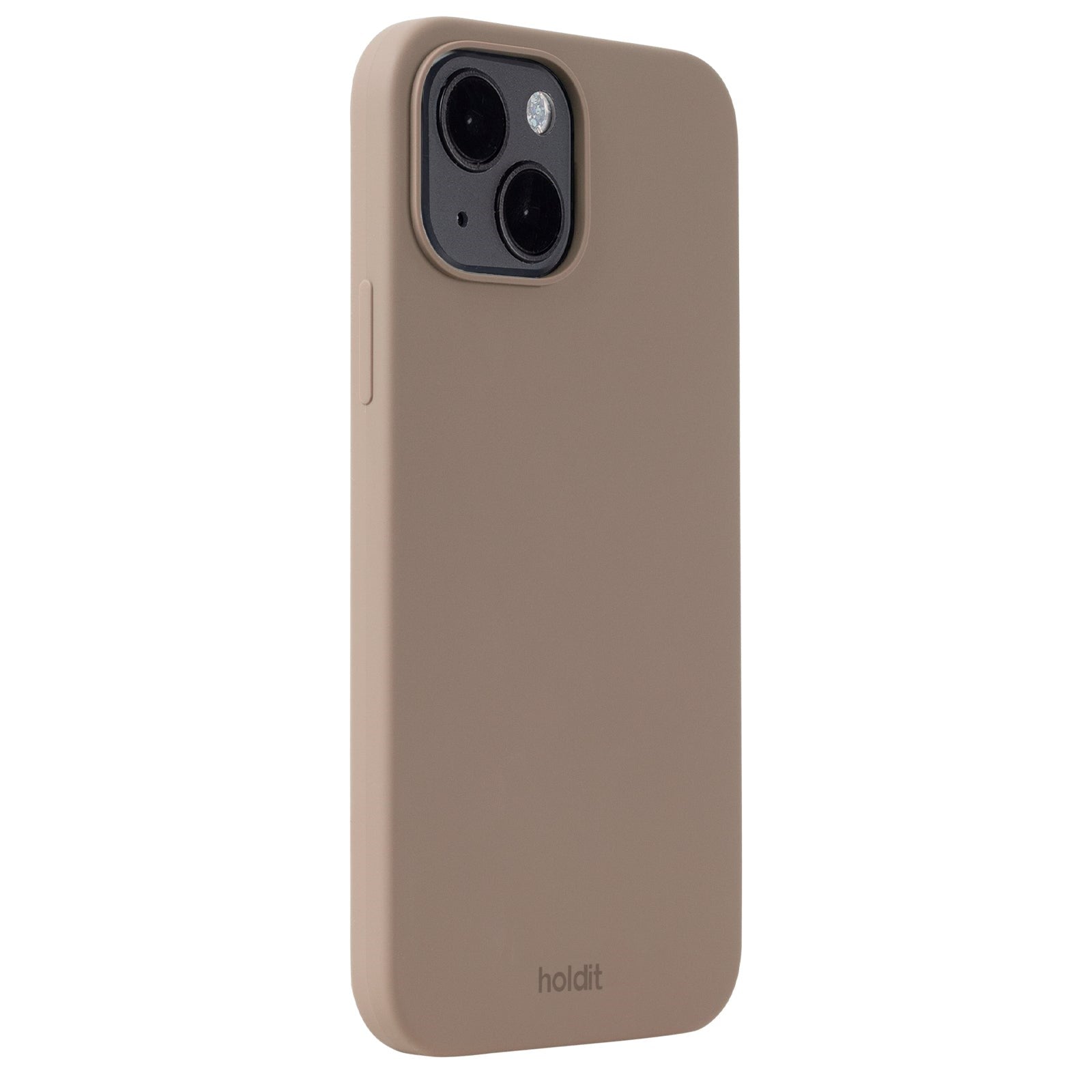 Holdit iPhone 15 Soft Touch Silikone Case - Mocha Brown
