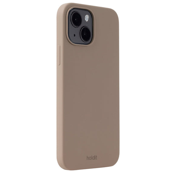 Holdit iPhone 15 Soft Touch Silikone Case - Mocha Brown