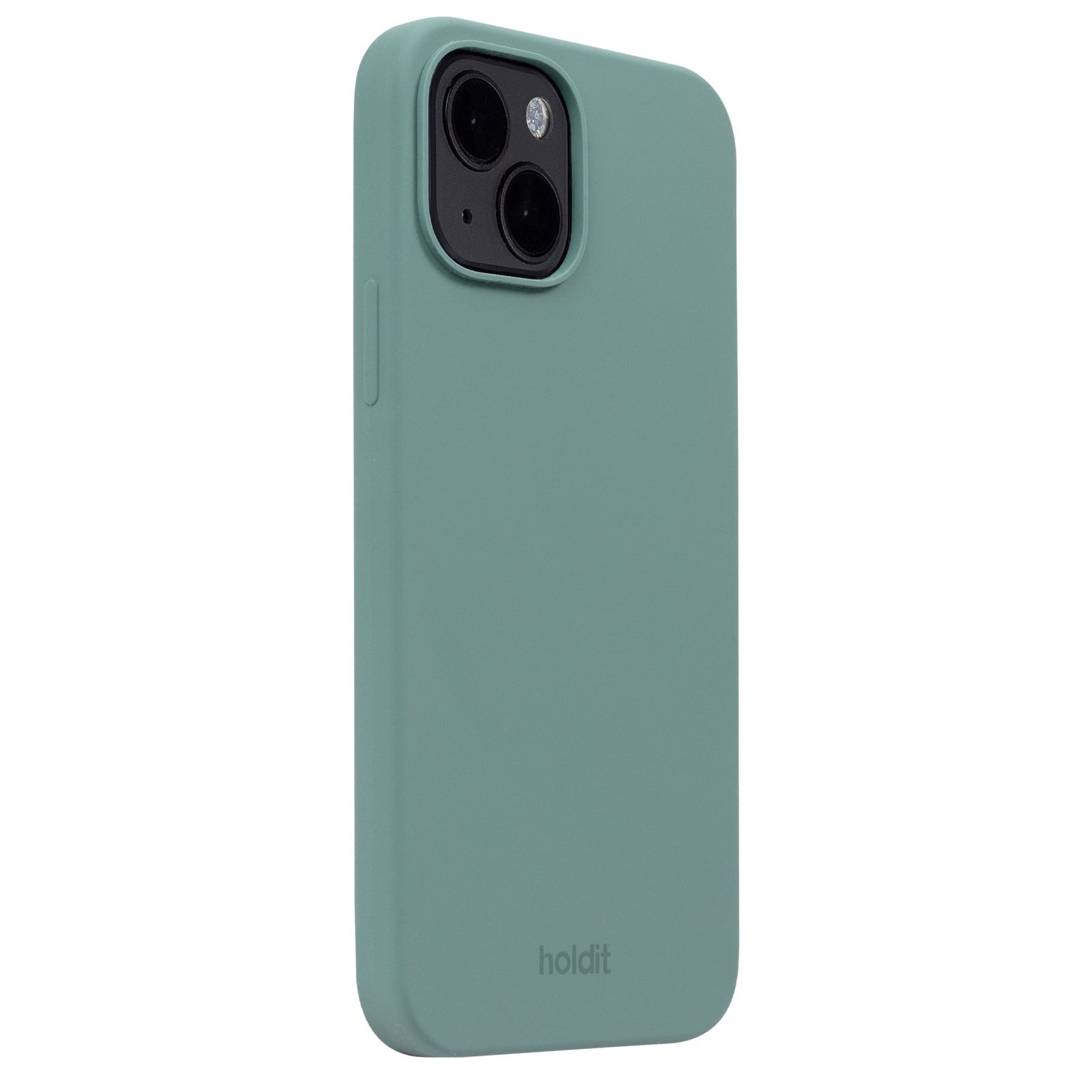 Holdit iPhone 15 Soft Touch Silikone Case - Moss Green