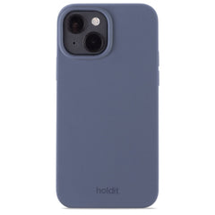 Holdit iPhone 15 Soft Touch Silikone Case - Pacific Blue