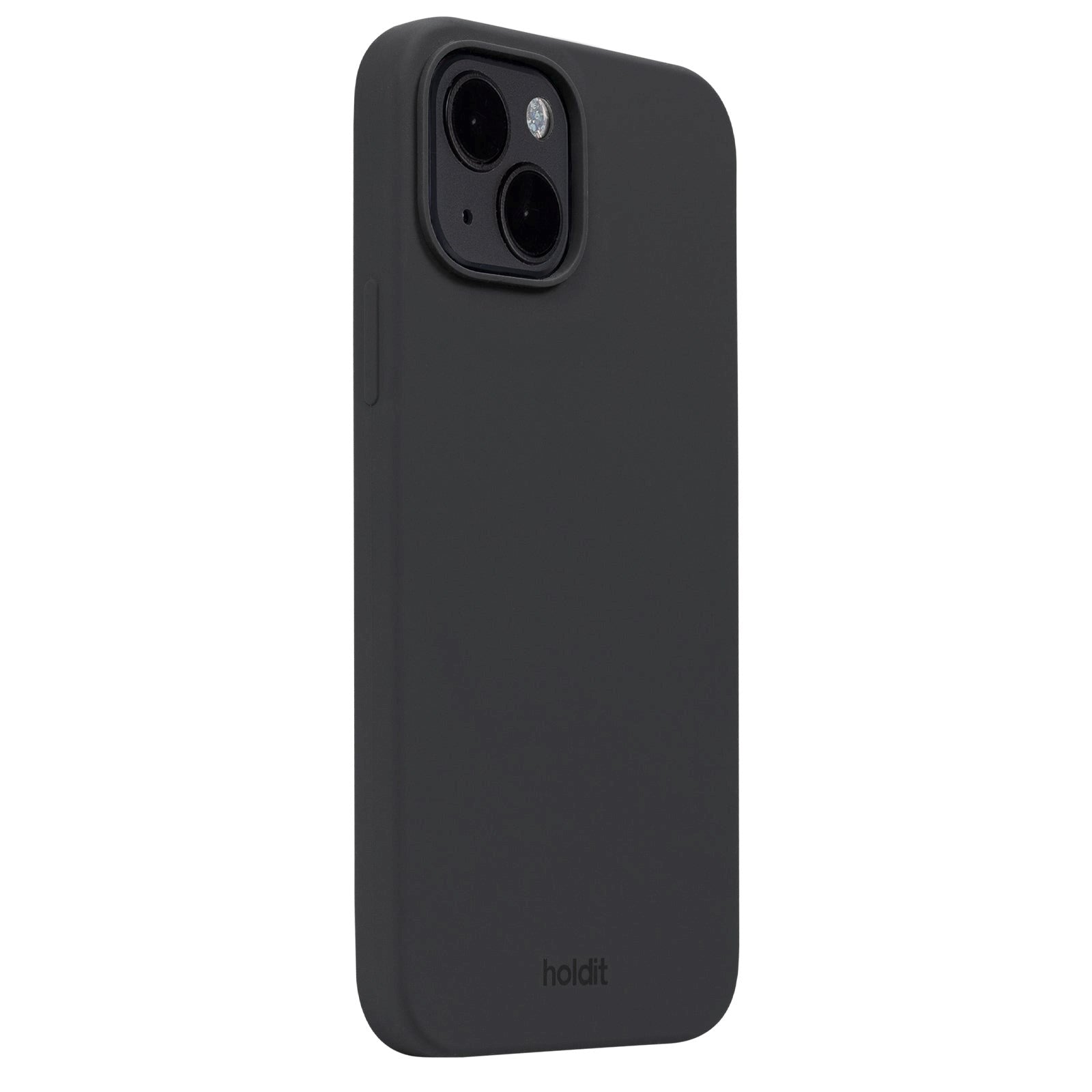 Holdit iPhone 15 Plus Soft Touch Silikone Case - Black