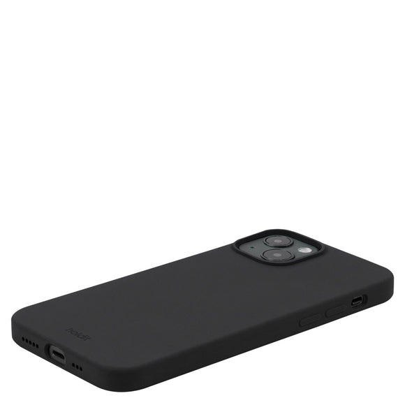 Holdit iPhone 15 Plus Soft Touch Silikone Case - Black