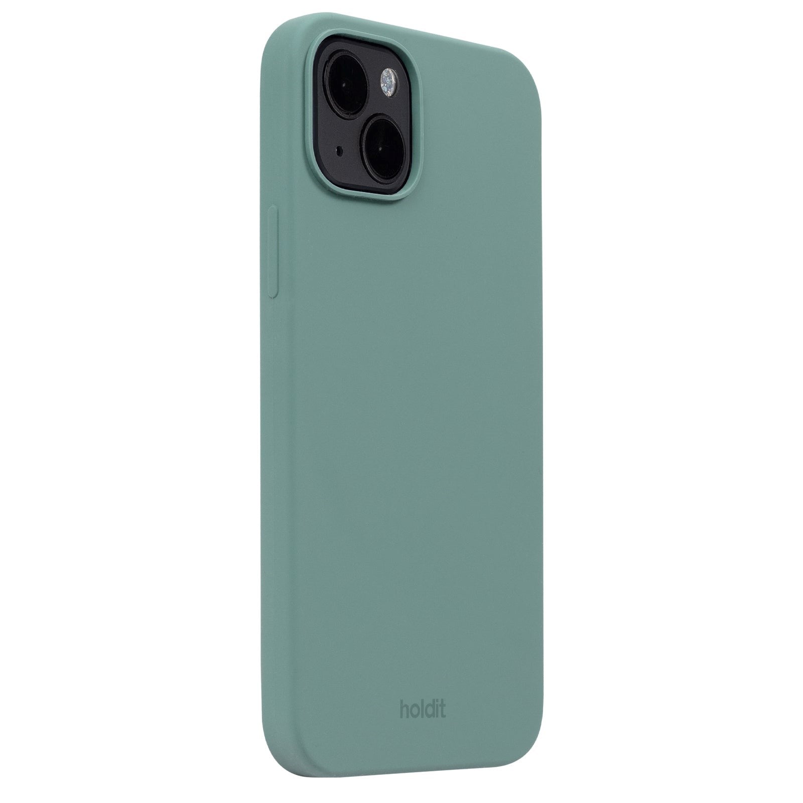 Holdit iPhone 15 Plus Soft Touch Silikone Case - Moss Green