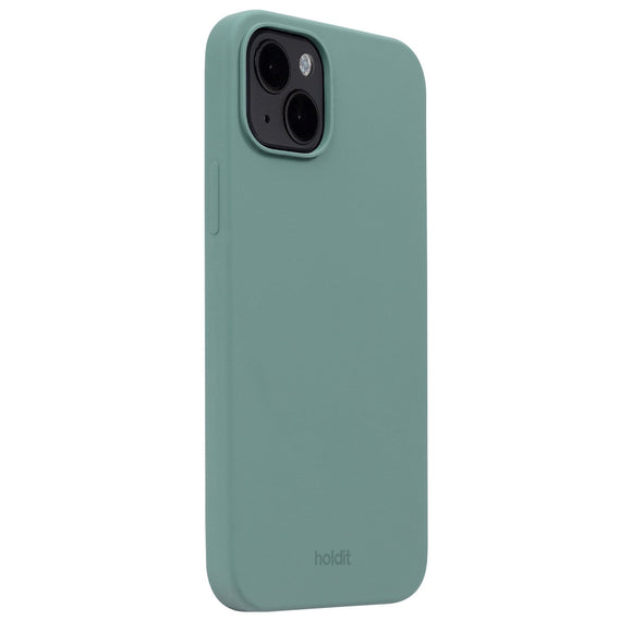 Holdit iPhone 15 Plus Soft Touch Silikone Case - Moss Green