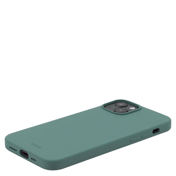 Holdit iPhone 15 Plus Soft Touch Silikone Case - Moss Green