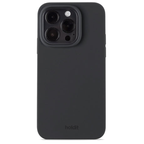 Holdit iPhone 15 Pro Soft Touch Silikone Case - Black