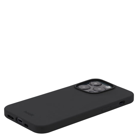 Holdit iPhone 15 Pro Soft Touch Silikone Case - Black