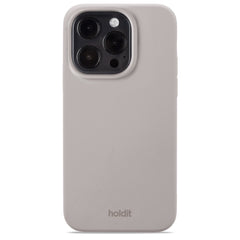Holdit iPhone 15 Pro Soft Touch Silikone Case - Taupe