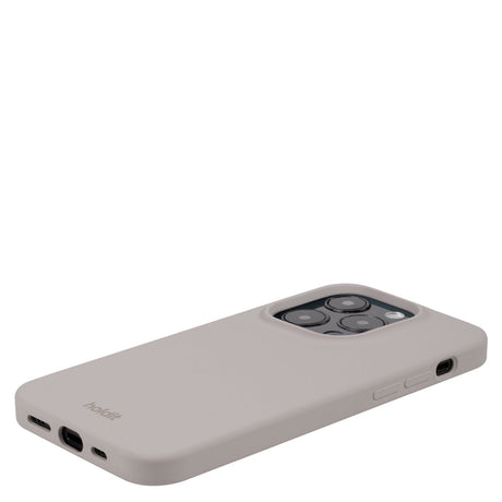Holdit iPhone 15 Pro Soft Touch Silikone Case - Taupe