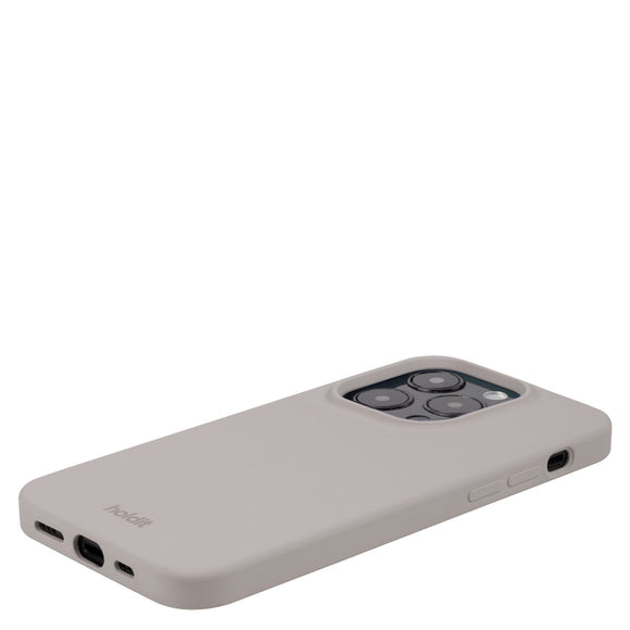 Holdit iPhone 15 Pro Soft Touch Silikone Case - Taupe