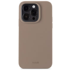 Holdit iPhone 15 Pro Soft Touch Silikone Case - Mocha Brown
