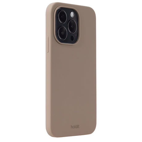Holdit iPhone 15 Pro Soft Touch Silikone Case - Mocha Brown