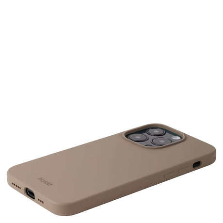 Holdit iPhone 15 Pro Soft Touch Silikone Case - Mocha Brown
