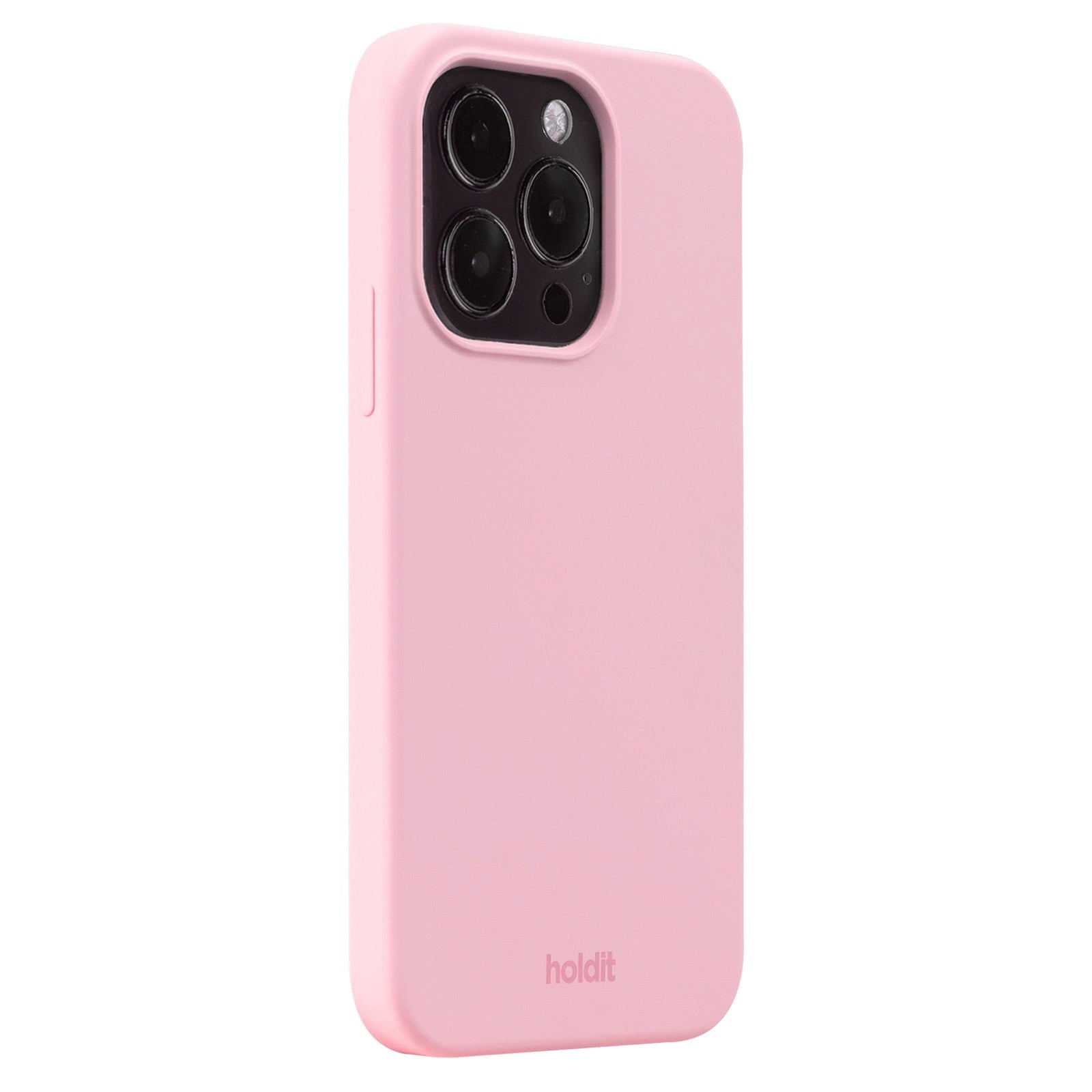 Holdit iPhone 15 Pro Soft Touch Silikone Case - Pink
