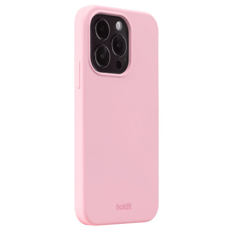Holdit iPhone 15 Pro Soft Touch Silikone Case - Pink