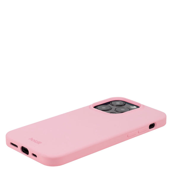 Holdit iPhone 15 Pro Soft Touch Silikone Case - Pink