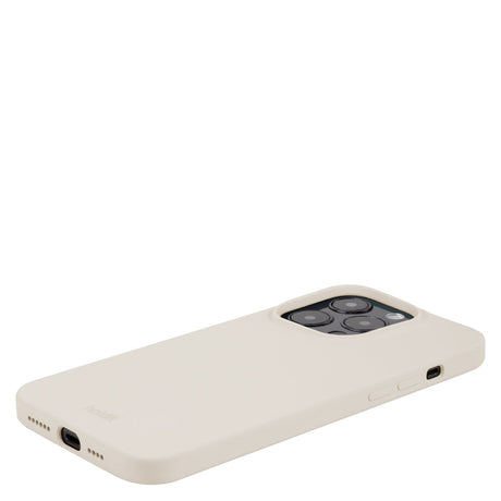 Holdit iPhone 15 Pro Soft Touch Silikone Case - Light Beige