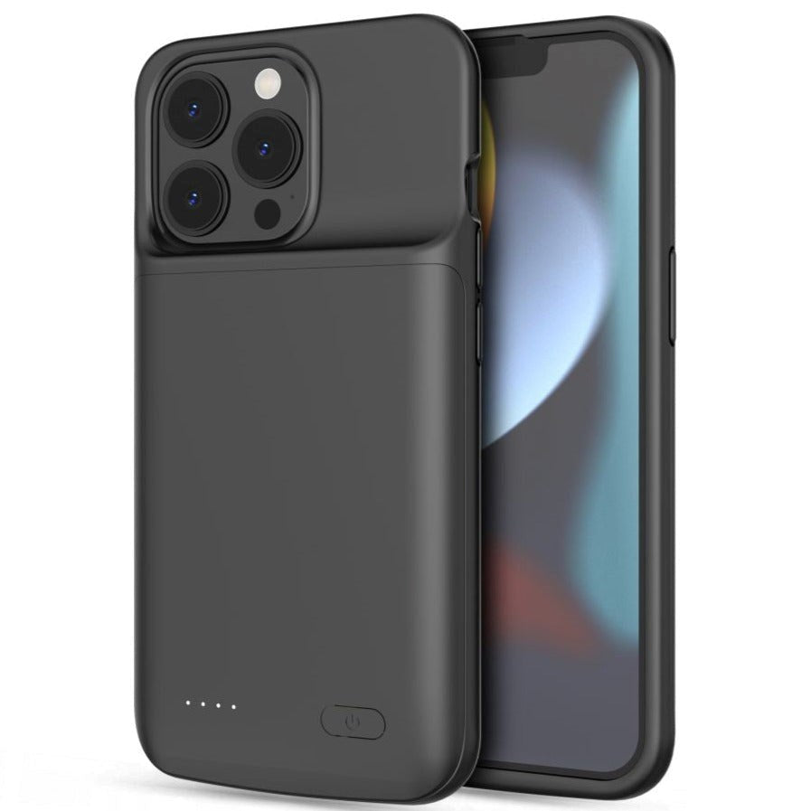 iPhone 13 Pro Tech-Protect PowerCase Batteri Cover 4800 mAh - Sort
