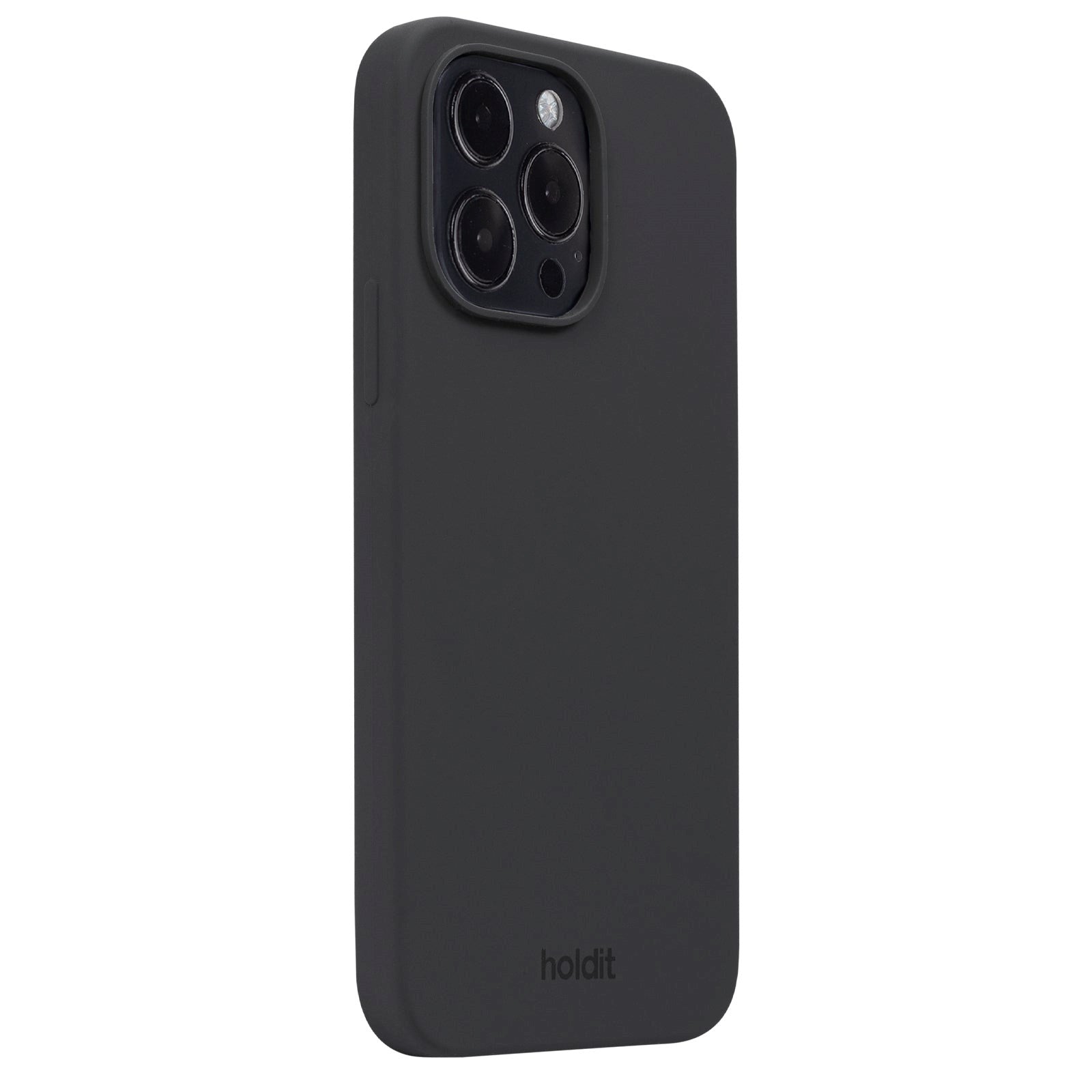Holdit iPhone 15 Pro Max Soft Touch Silikone Case - Black