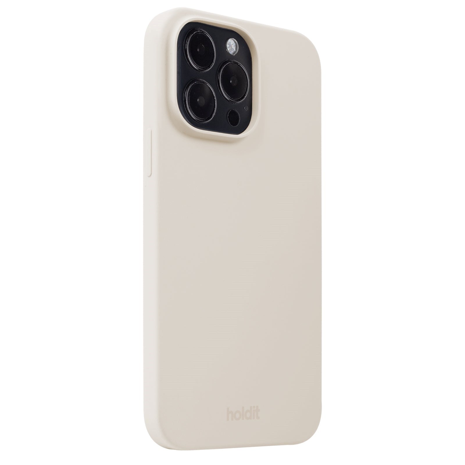 Holdit iPhone 15 Pro Max Soft Touch Silikone Case - Light Beige