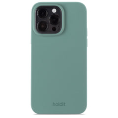 Holdit iPhone 15 Pro Max Soft Touch Silikone Case - Moss Green