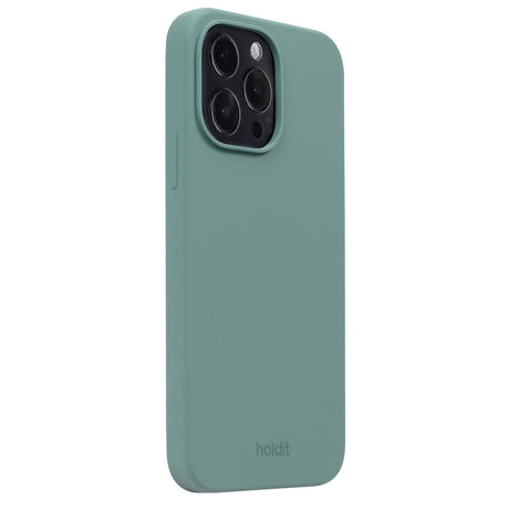 Holdit iPhone 15 Pro Max Soft Touch Silikone Case - Moss Green
