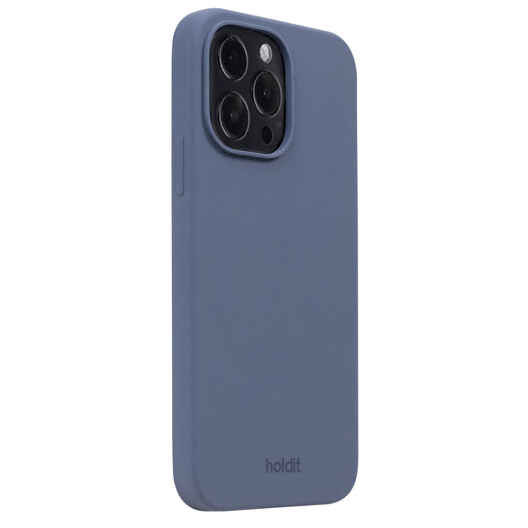 Holdit iPhone 15 Pro Max Soft Touch Silikone Case - Pacific Blue