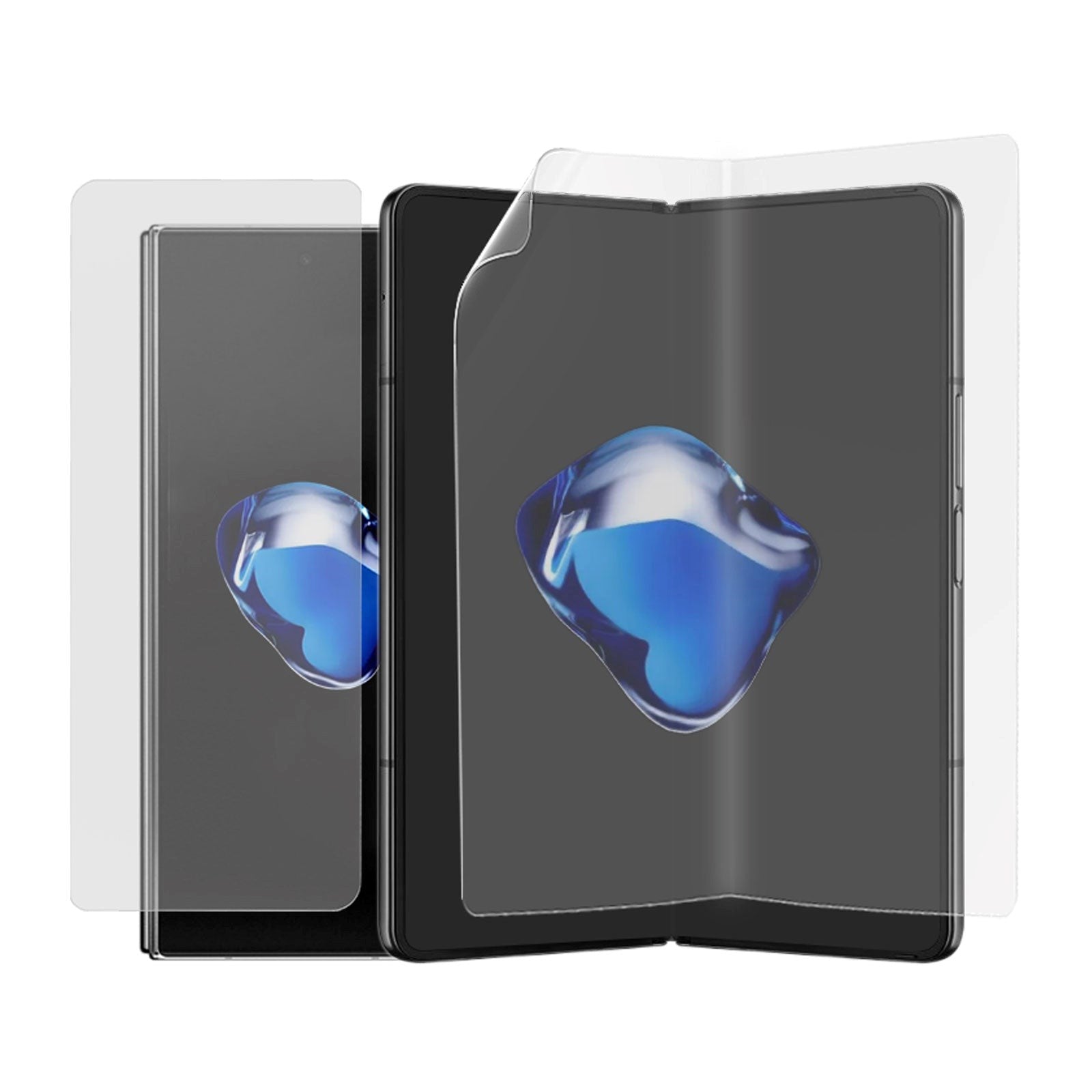 Samsung Galaxy Z Fold4 Holdit Beskyttelsesfilm - Gennemsigtig
