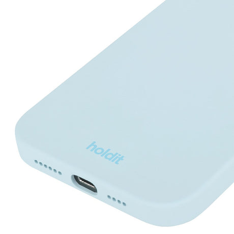 Holdit iPhone 15 Pro Max Soft Touch Silikone Case - Mineral Blue