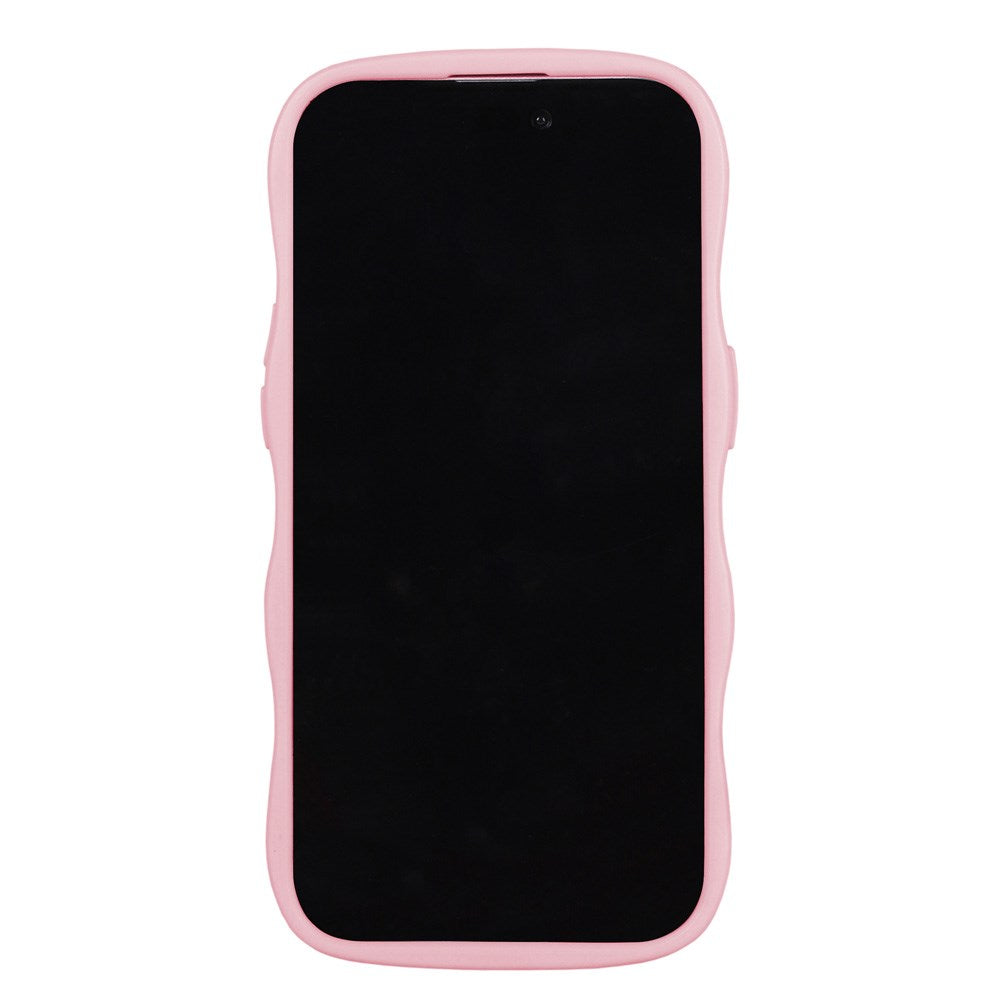 Holdit iPhone 15 Pro Wavy Case - Pink