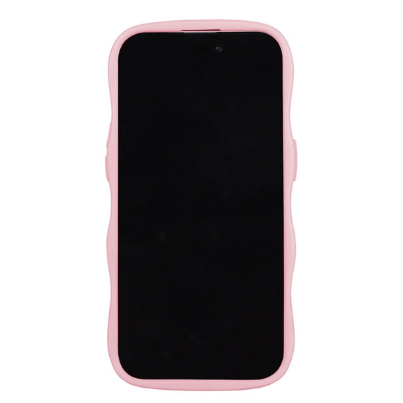 Holdit iPhone 15 Pro Wavy Case - Pink