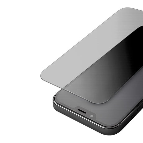 iPhone 15 Pro Holdit Hærdet Glas Skærmbeskyttelse m. Privacy Funktion - Sort Kant