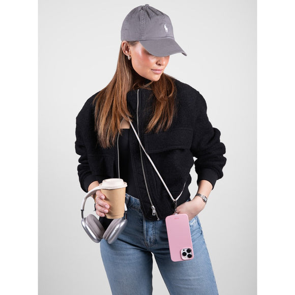 Holdit Crossbody Strap til Mobil - Beige/Blå