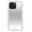Holdit iPhone 15 / 14 / 13 Wavy Case - Light Beige / Mirror